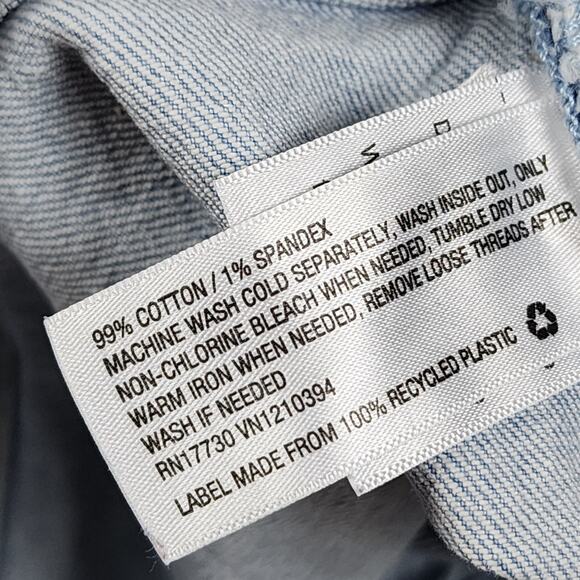 Universal Thread Size 16 33 Light Wash Blue Jean Shorts - Picture 4 of 4